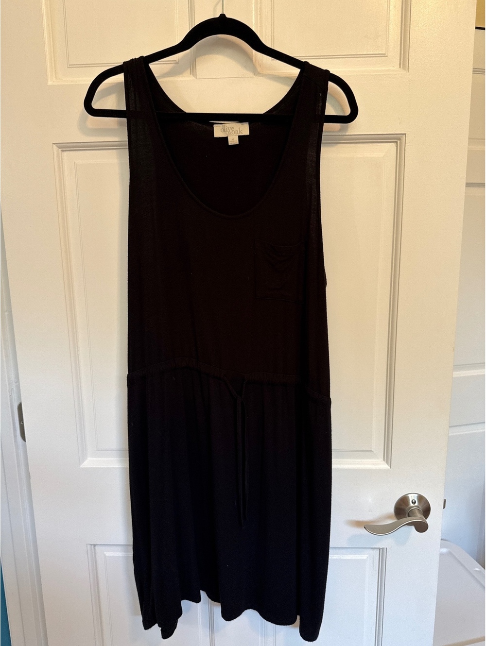 Olive & Oak Black Sleeveless Casual Dress XL